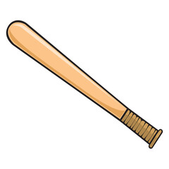 baseball bat vector illustration,isolated on white background
