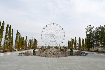 Ferris wheel in the Park of culture and recreation 