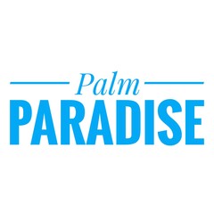 ''Palm paradise'' Quote Illustration