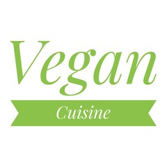 ''Vegan cuisine'' Quote Illustration