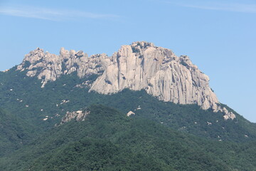 Fototapeta premium rock mountain in Korea