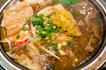 stinky tofu hot pot at Taiwan