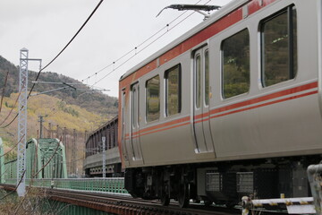 Obraz premium しなの鉄道の新型車両