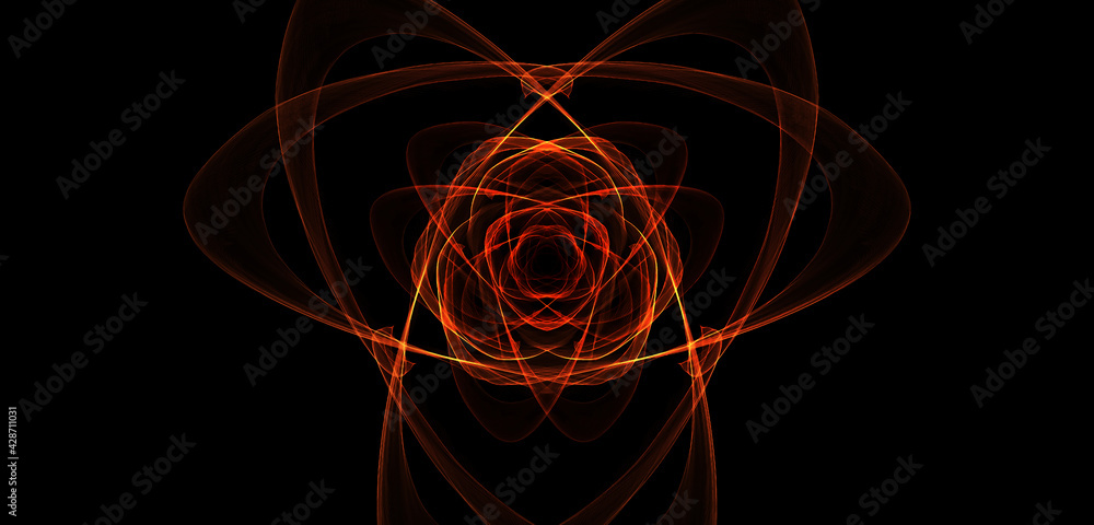 Poster cool science fiction abstract line background pattern