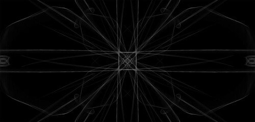 Fototapeta premium Cool science fiction abstract line background pattern