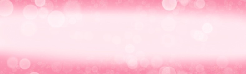 Abstract Banner Backgrounds bokeh  on pink background in valentine 's day