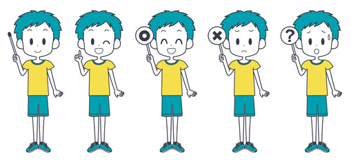 男の子　ポインター　セット