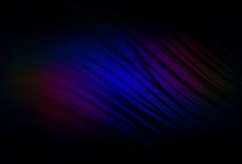 Dark Blue, Red vector layout with curved lines.