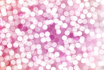 Light Pink vector layout with circle shapes.