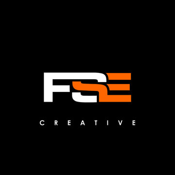 FSE Letter Initial Logo Design Template Vector Illustration