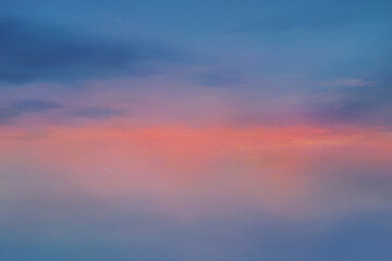 夕焼け（朝焼け）空のグラデーション