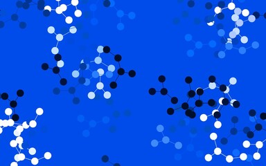 Light Gray vector backdrop with artificial intelligence data.