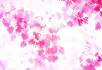 Fototapeta na wymiar Light Pink vector layout with flat lines.