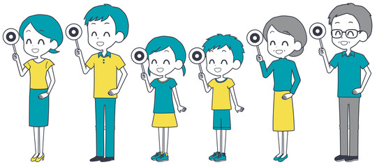 三世代家族　正解　セット