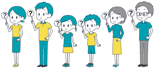 三世代家族　質問　セット