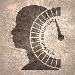 Measuring device concept. Stone material grunge texture