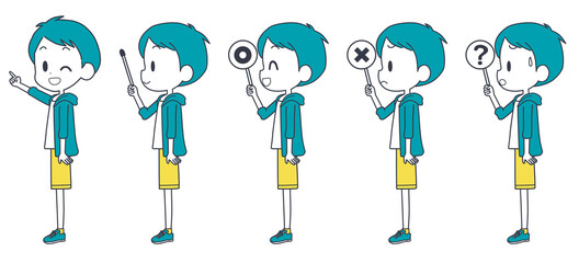 男の子　ポインター　セット