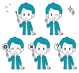 男の子　ポインター　セット