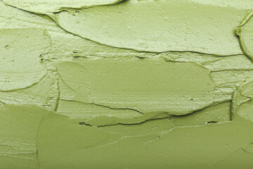 Texture of cosmetic clay, closeup