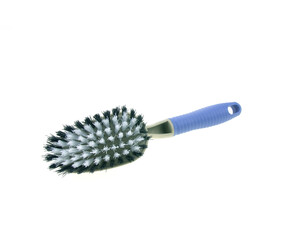 cleaning scrubbing brush tool isolated on white background.