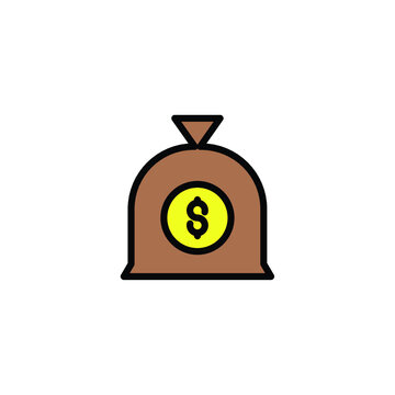 bundle of money Illustration. modern simple vector icon, flat graphic symbol in trendy flat design style. wallpaper. lockscreen. pattern. frame, background, backdrop, sign, logo.