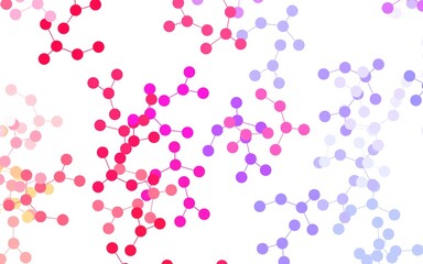 Light Blue, Red vector backdrop with artificial intelligence data.