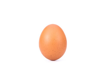Fresh eggs from organic farms Isolated on white background