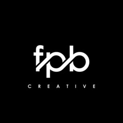 FPB Letter Initial Logo Design Template Vector Illustration