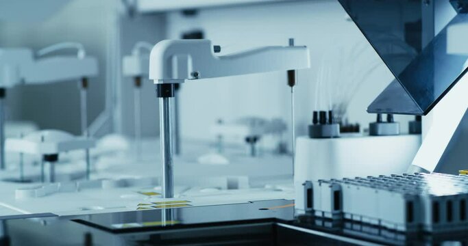 Mechanism of modern machine in lab
