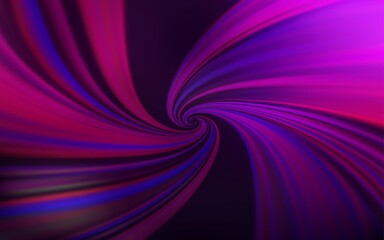 Fototapeta premium Dark Pink vector pattern with bent lines.