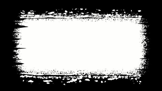 Animated brush stroke