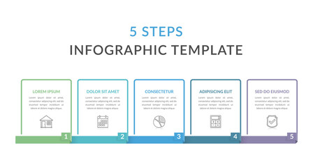 5 Steps - Infographic Template