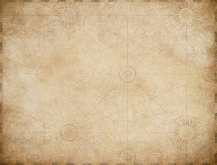 old nautical pirates treasure map background - 428726847