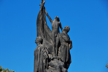 The statue in Santiago, Chile