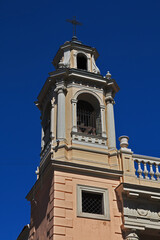 Fototapeta na wymiar Iglesia de San Agustin, Chuch in Santiago, Chile