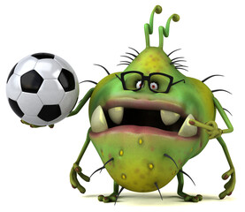 Fun germ - 3D Illustration