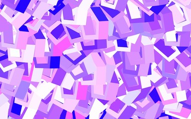 Light Purple, Pink vector layout with hexagonal shapes.