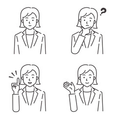 女性社員セットA