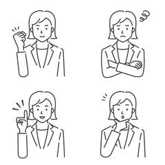 女性社員セットB