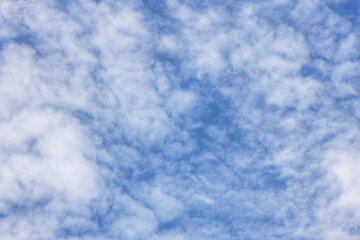 Photo of a cloudy blue sky background. Photo background suitable for nature theme
