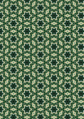 Green and yellow pattern Make a background picture.