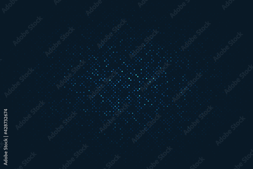 Poster abstract vector background consisting of small dots and squares. pixels.
