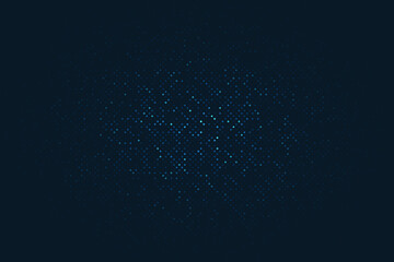 Abstract vector background consisting of small dots and squares. Pixels.