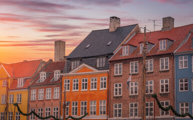 Fototapeta premium Nyhavn is the old harbor of Copenhagen
