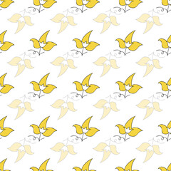 Vector background Brittany celtic, Breton trational folklore symbols seamless pattern. Seamless pattern background