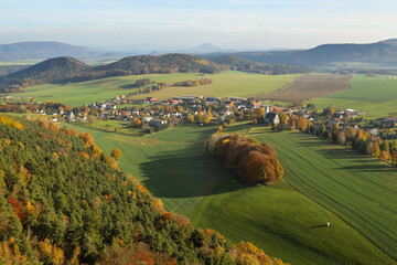 landscape in autumn