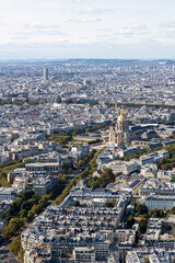 Fototapeta premium A panoramic view of Paris