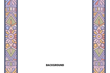 Vector ornamental background with mandala