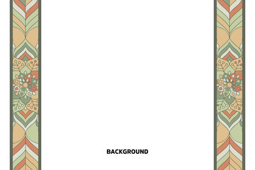 Vector ornamental background with mandala