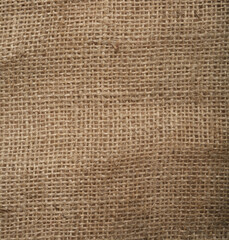 Rough burlap texture. The background is made of burlap. Textiles